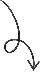 Curved Down Arrow